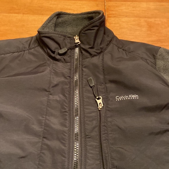 Calvin Klein Performance Fleece Nylon Jacket - Picture 4 of 10